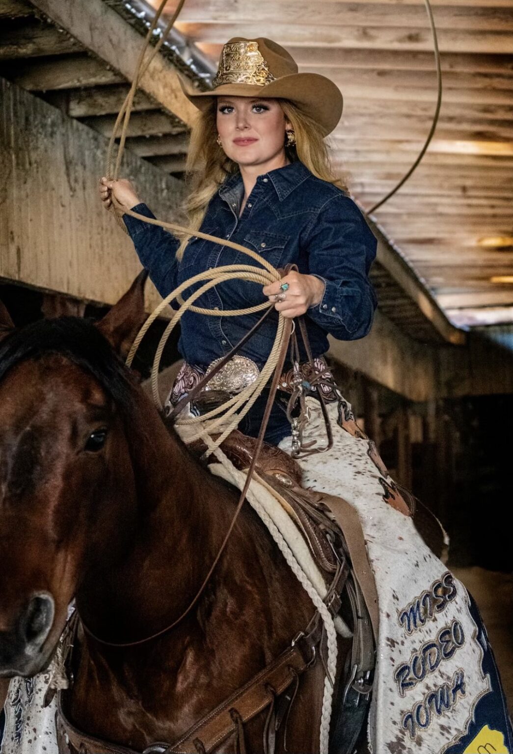 Miss Rodeo Iowa Micah Barnes Stays True to Her Rodeo Roots News
